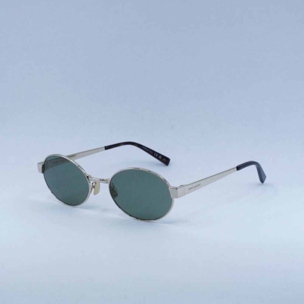 🕶️ New Saint Laurent SL692 003 Sunglasses -Gold Frame, Green Lenses